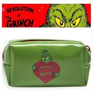 (2 pack) Cosmetic Grinch Makeup Pouch